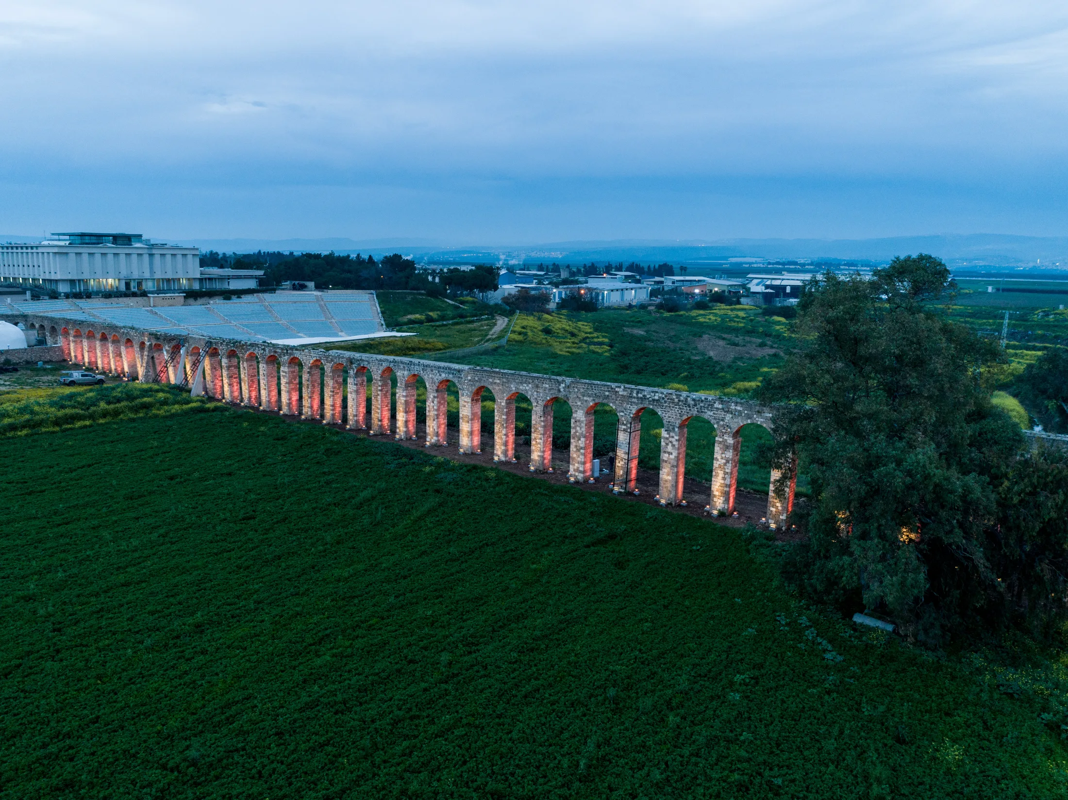 Acre Aqueduct in daylight