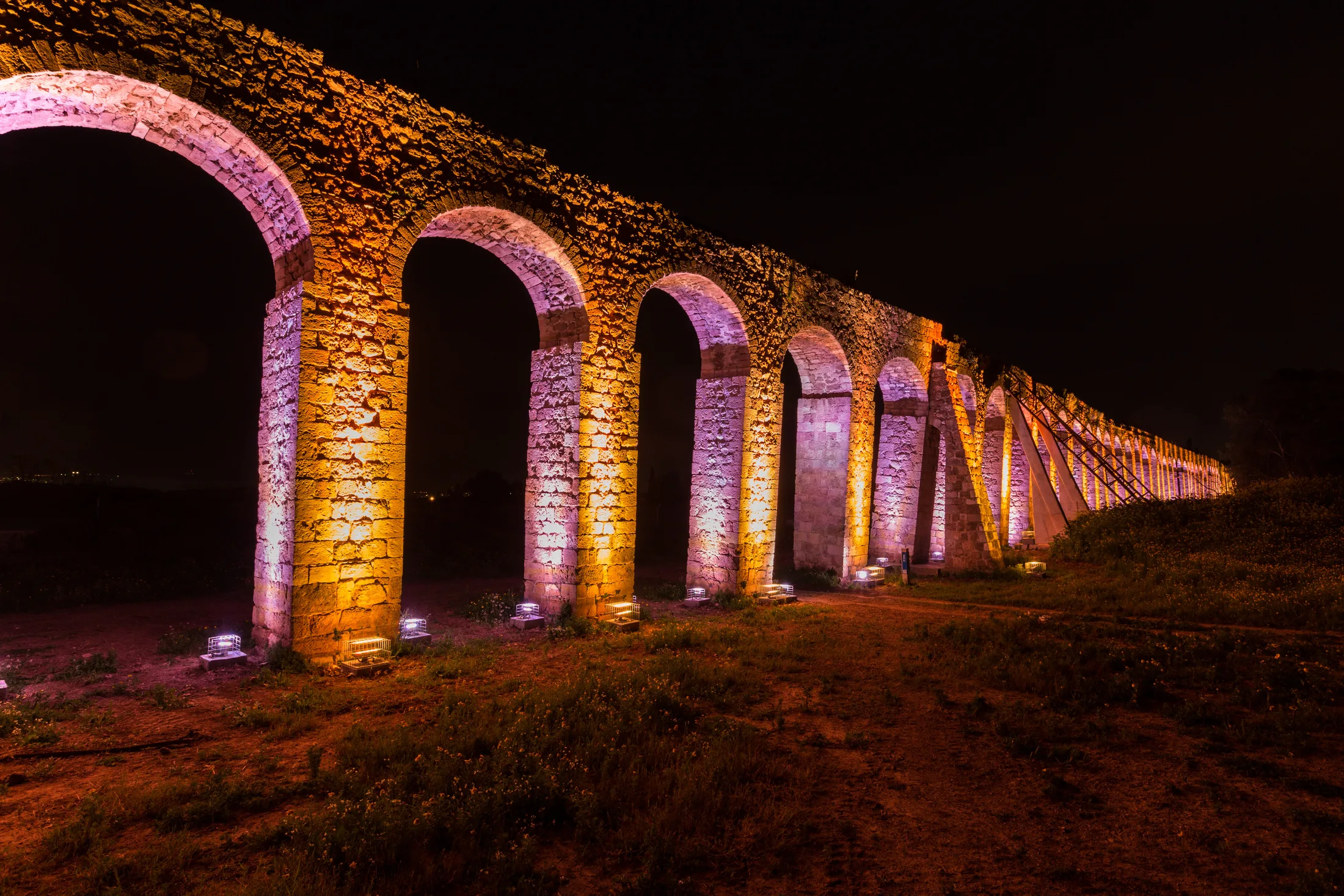 Monumental lighting for a heritage site