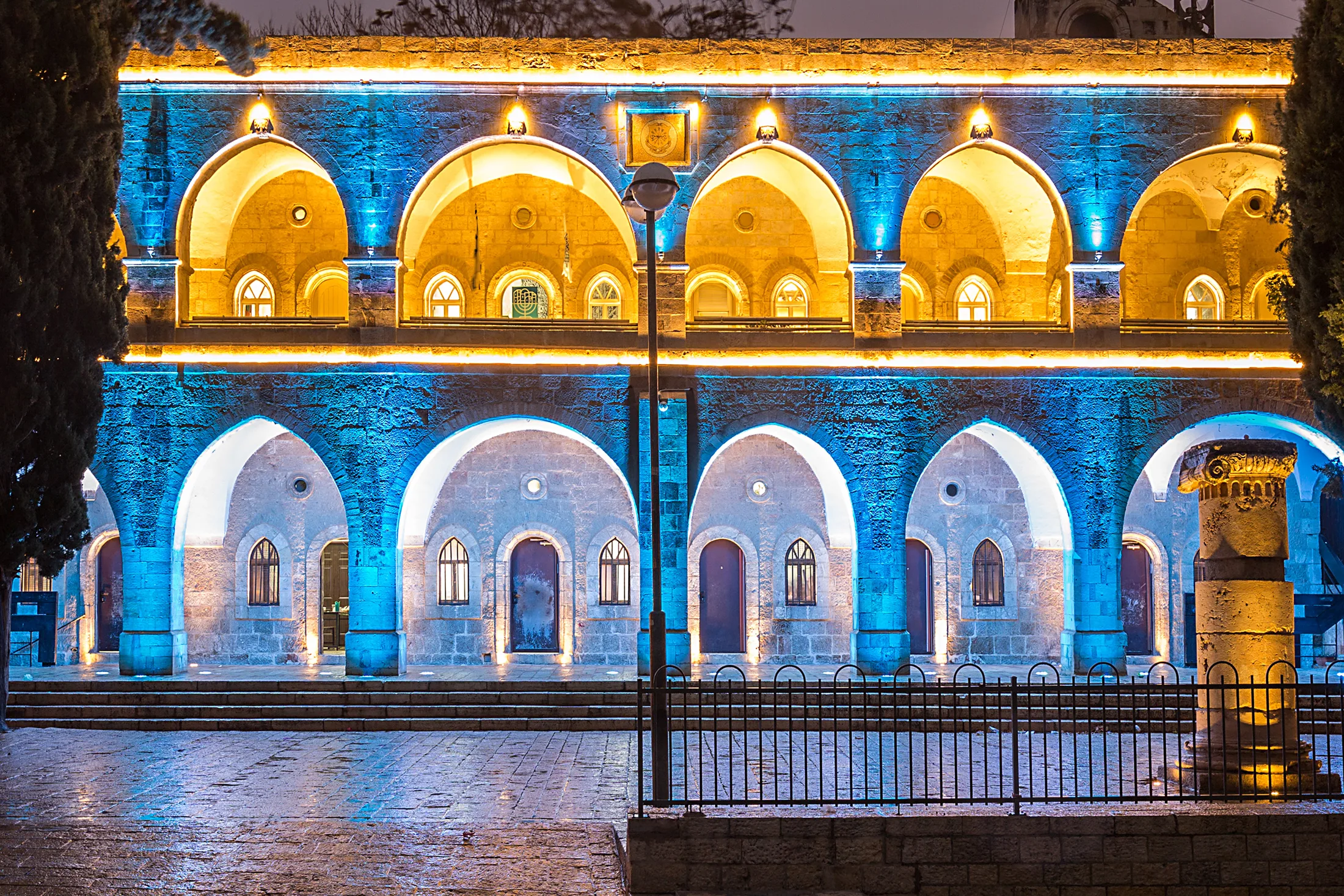 Architectural lighting for Batei Mahse Jerusalem