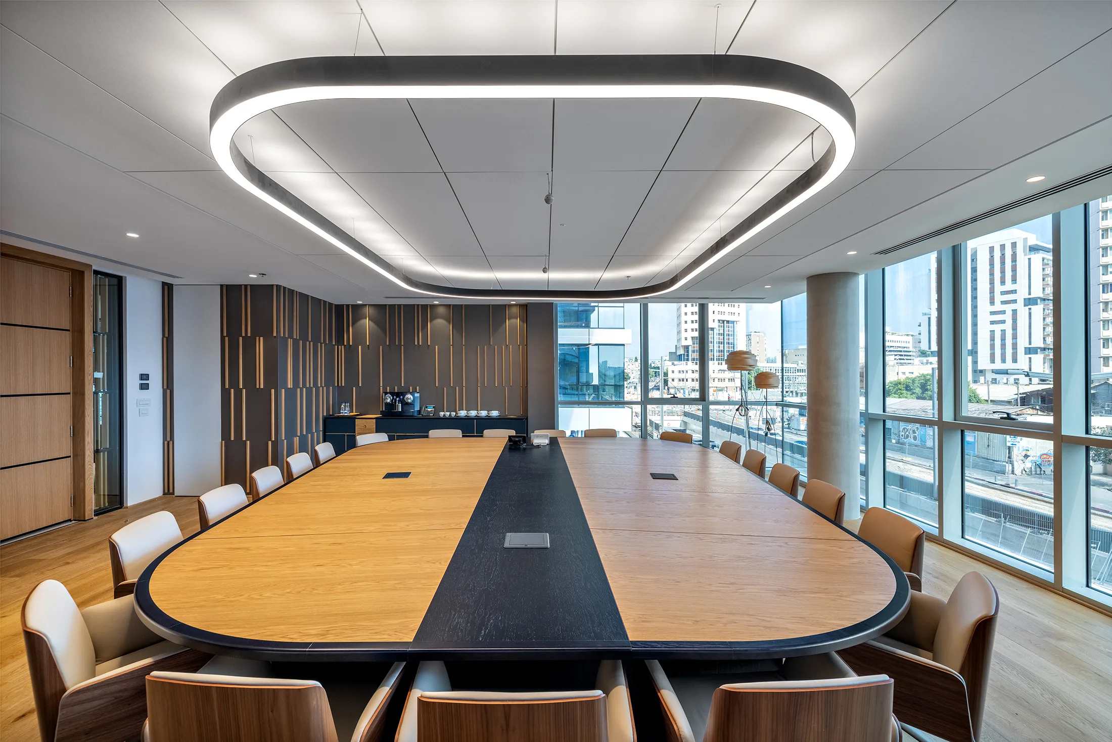 Refined workplace interior