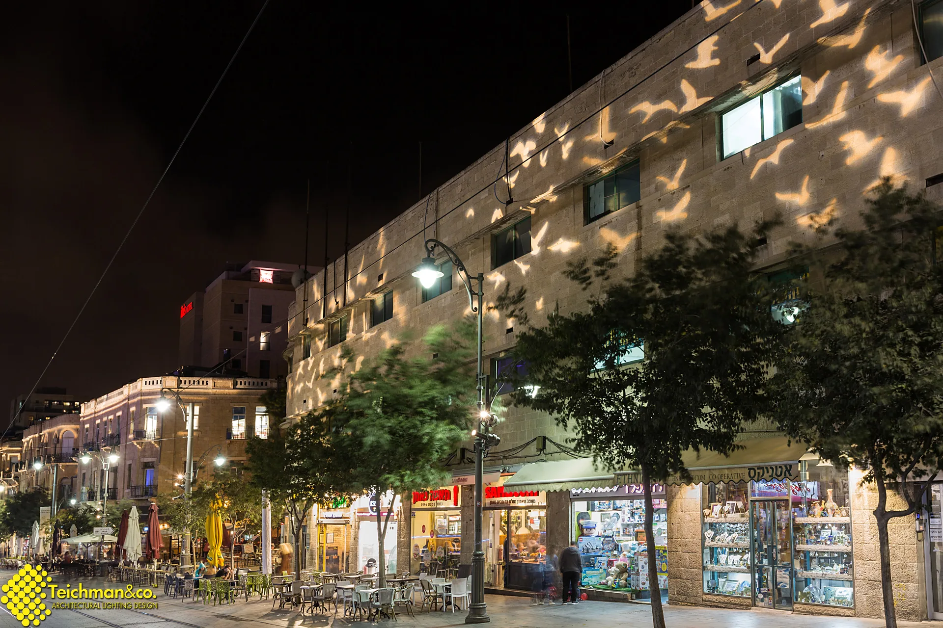 Jaffa Street at night