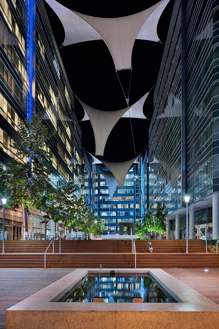 Public realm in a high-tech campus