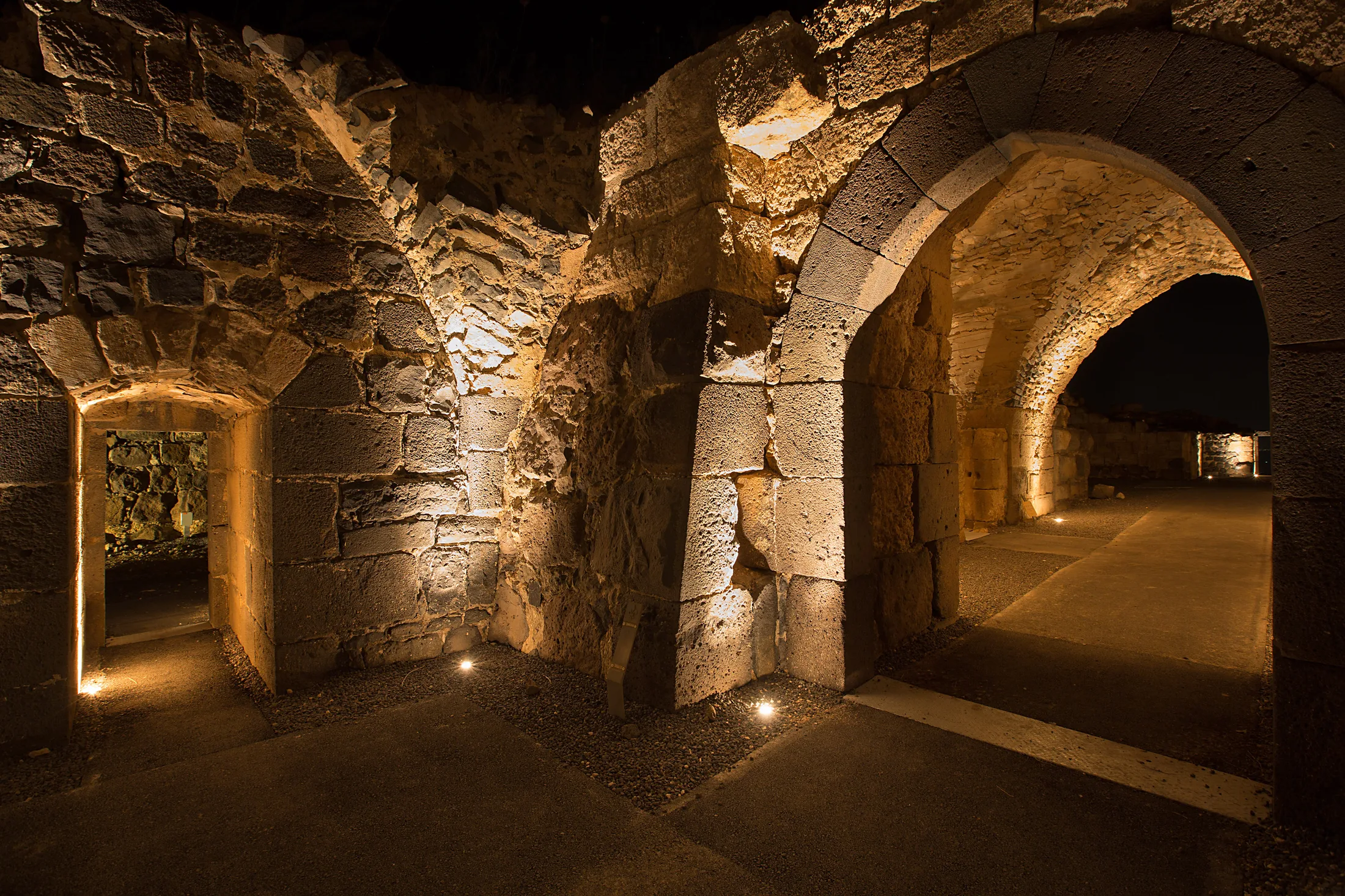 Interior space in the fortress