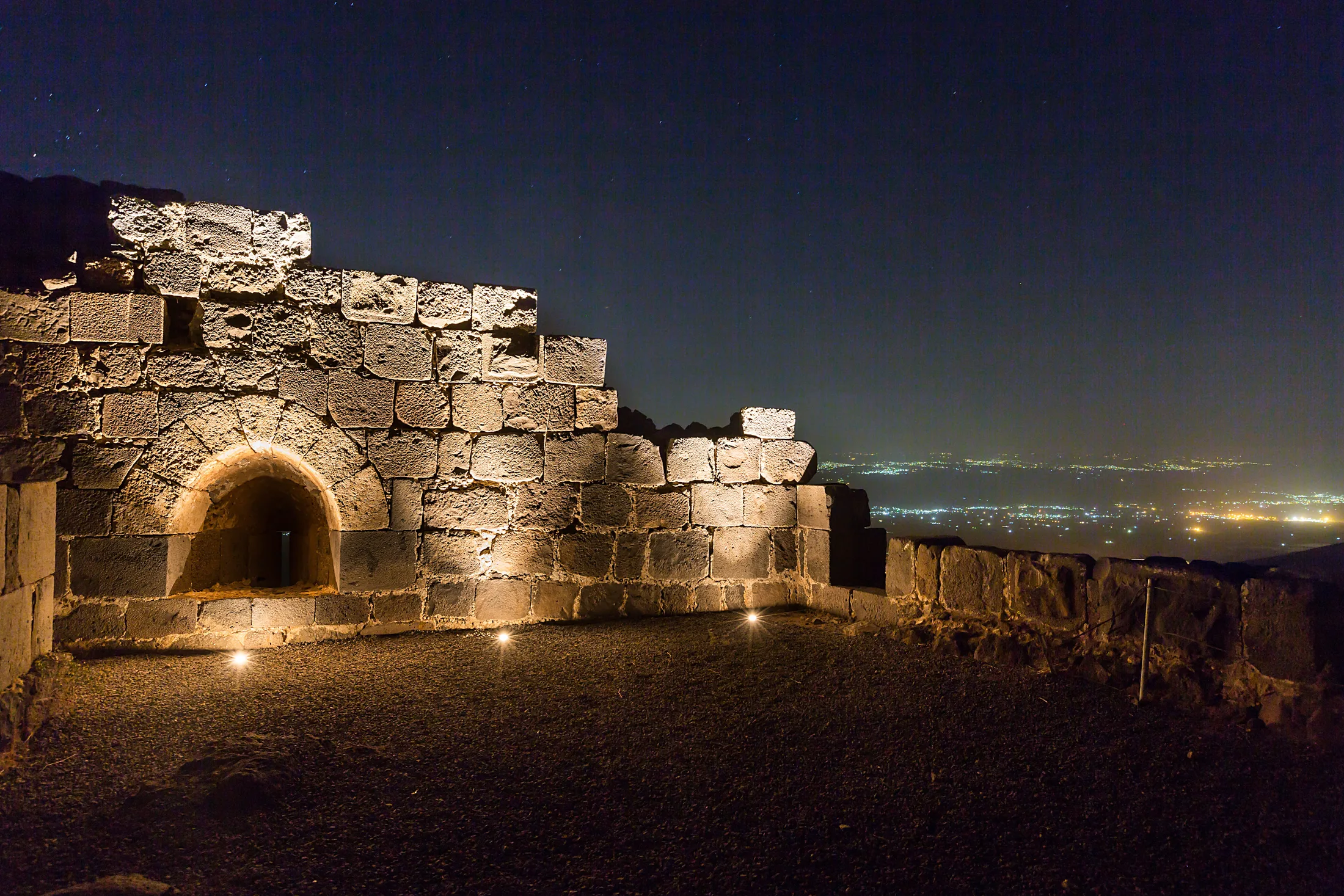 Belvoir Fortress and surrounding landscape