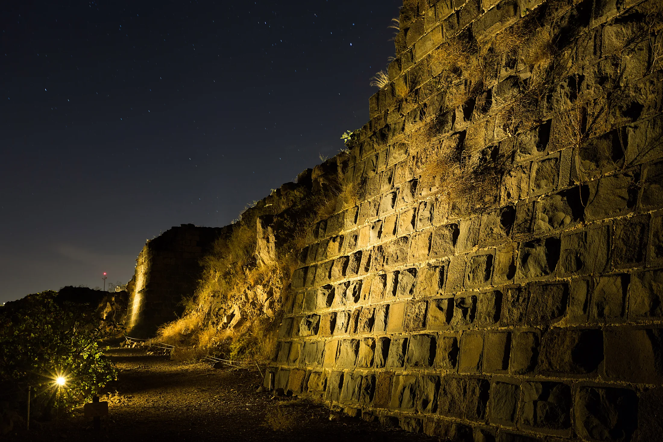 Stone texture in the fortress