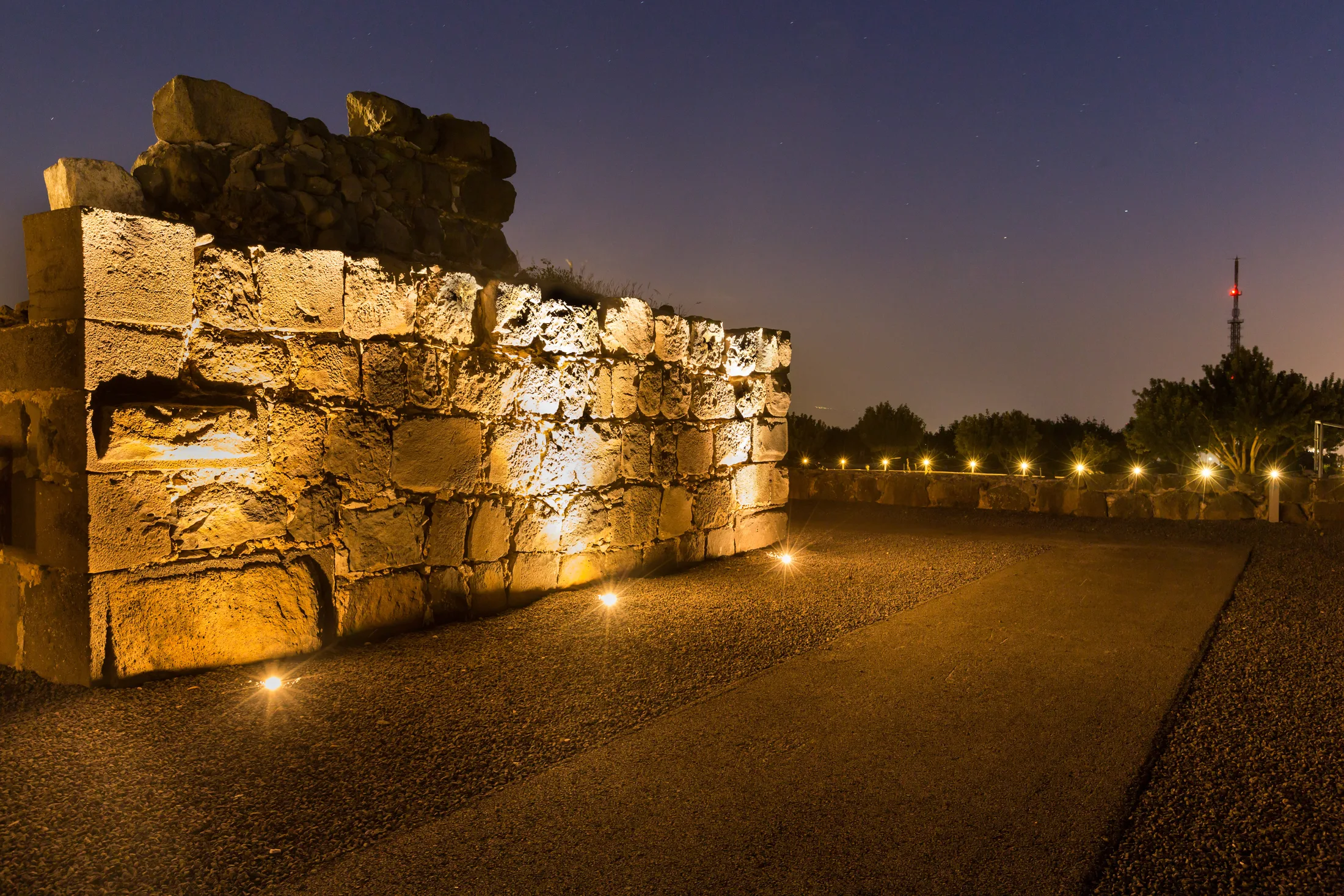 Walls of Kokhav HaYarden fortress