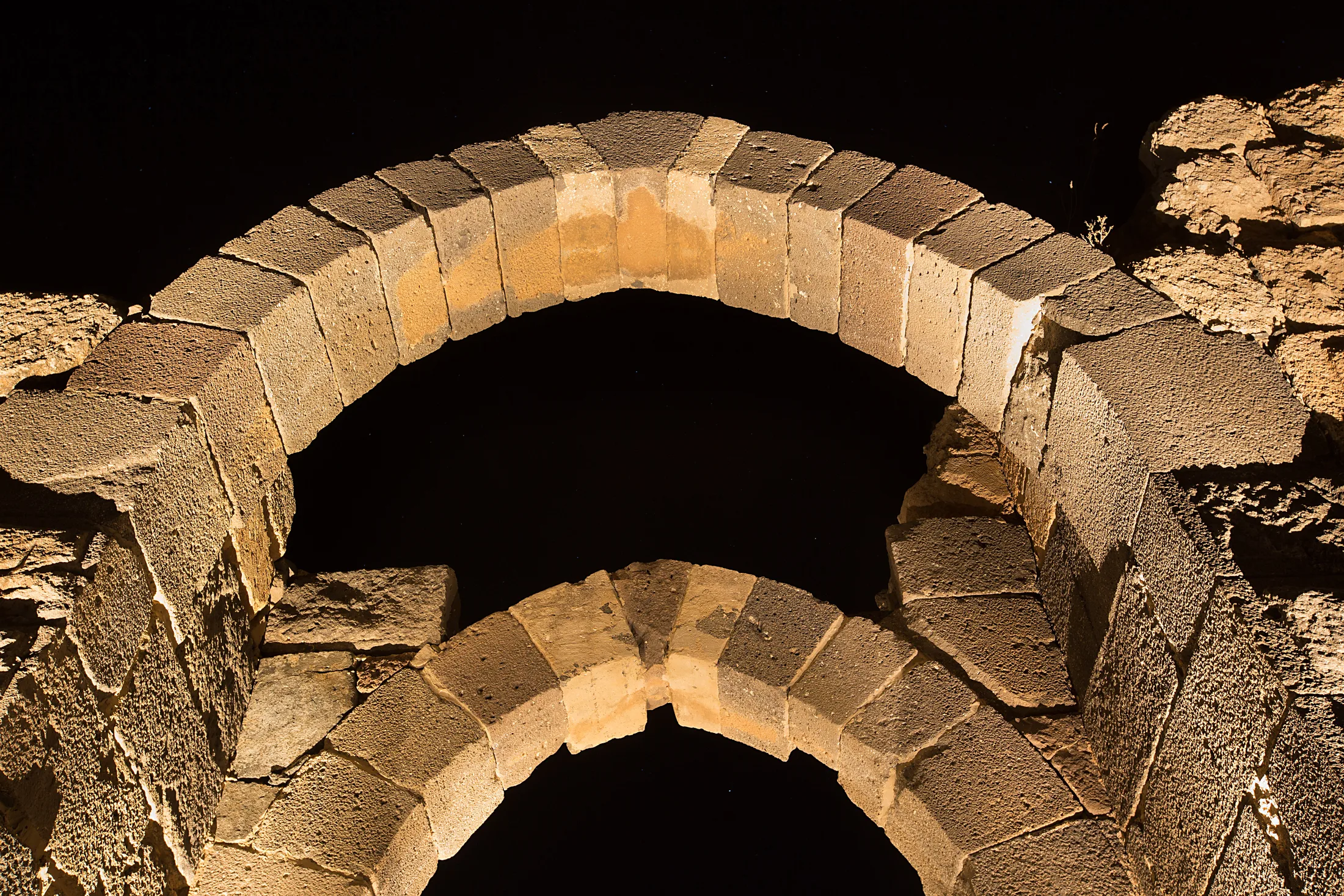 Stone vaults in the fortress