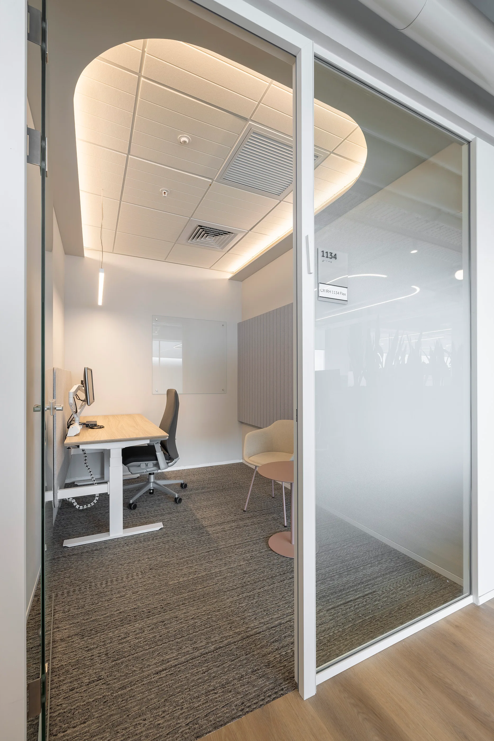 Glazed meeting room