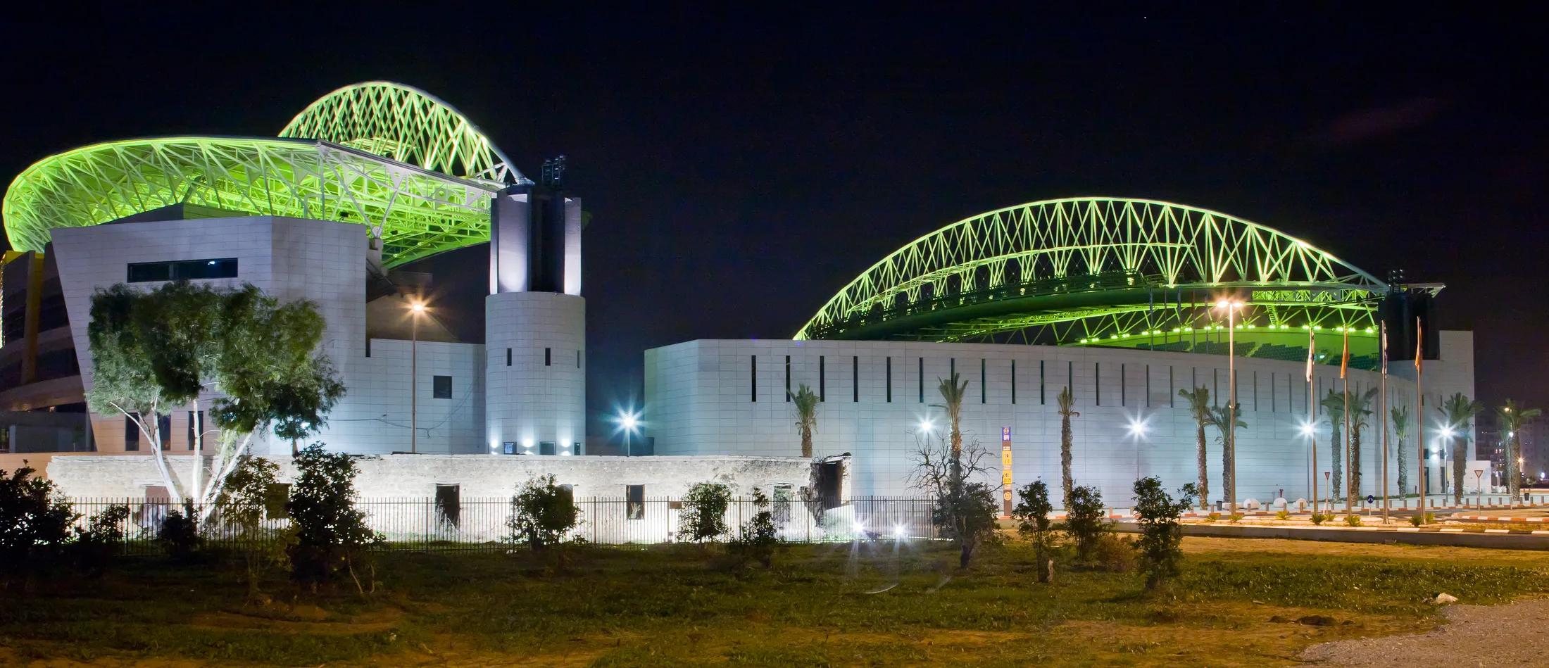 Decorative lighting for Netanya Stadium