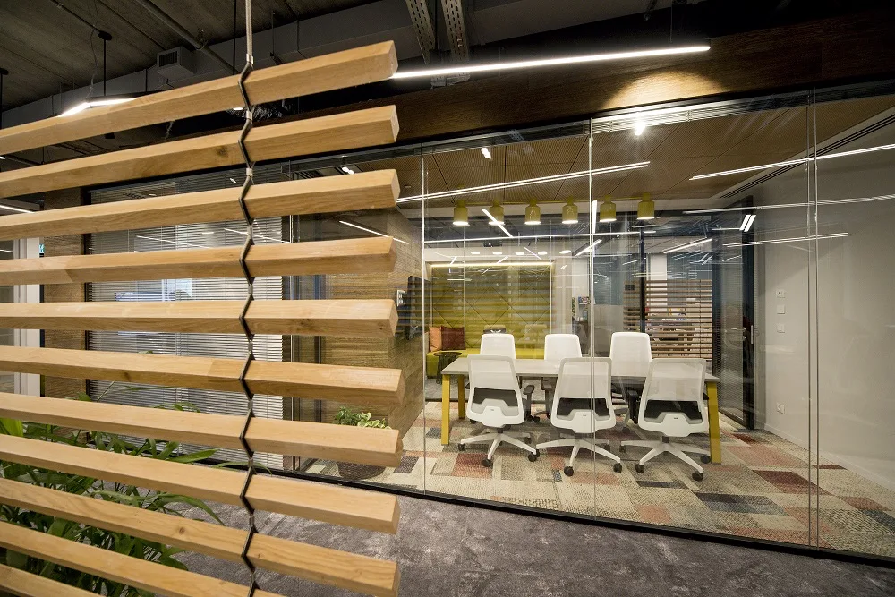 Office partition and interior design