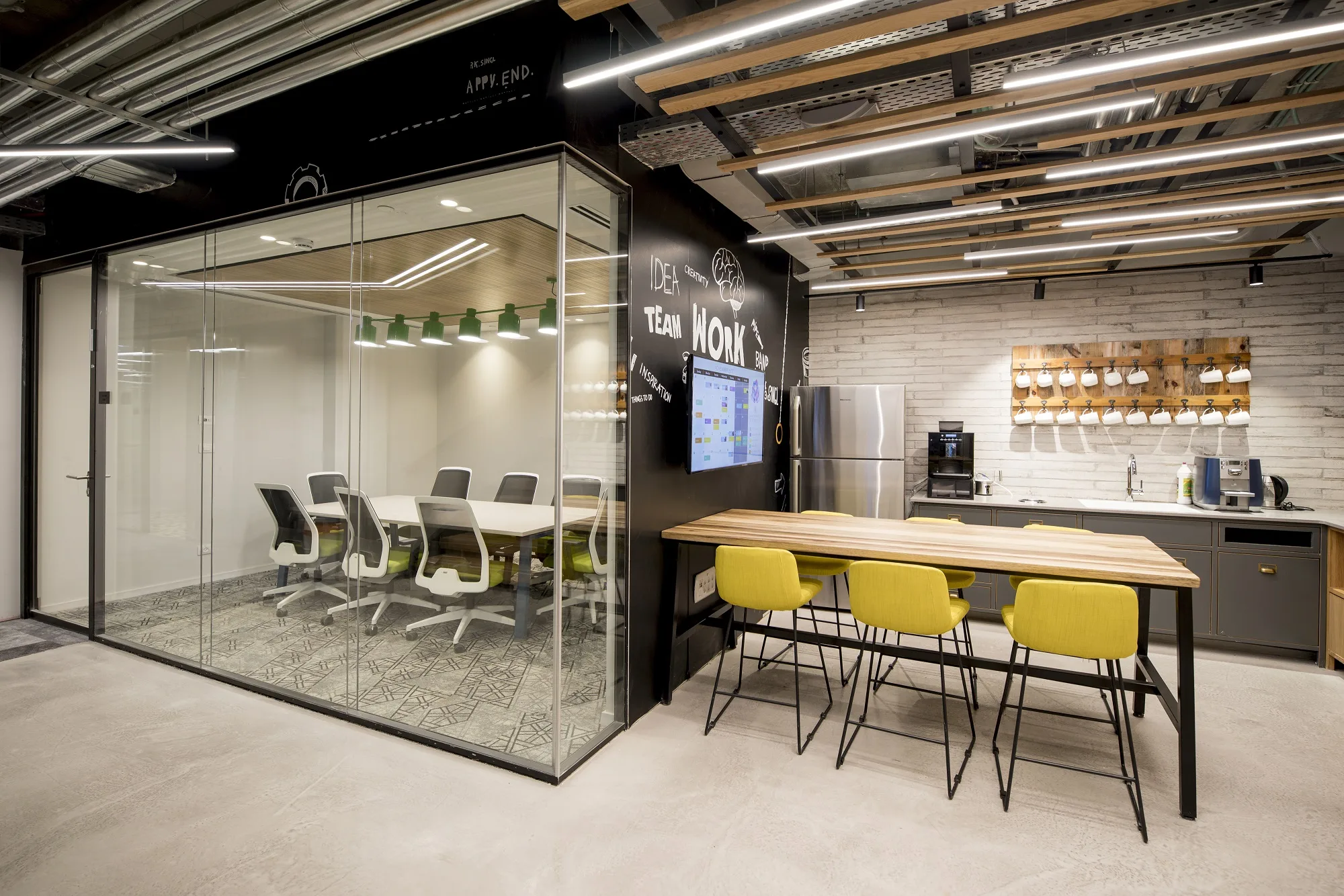 Kitchenette and shared area