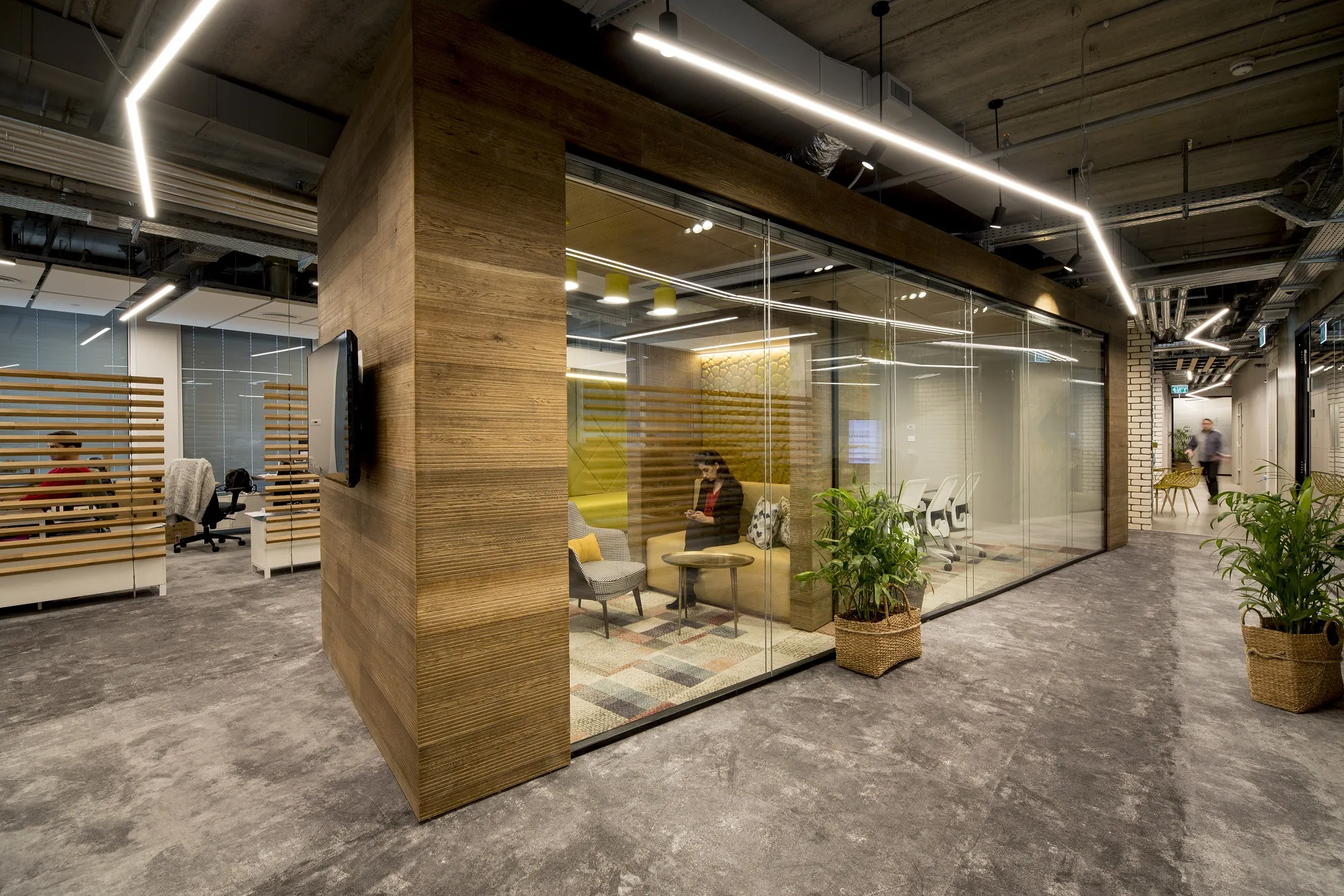 Office circulation area