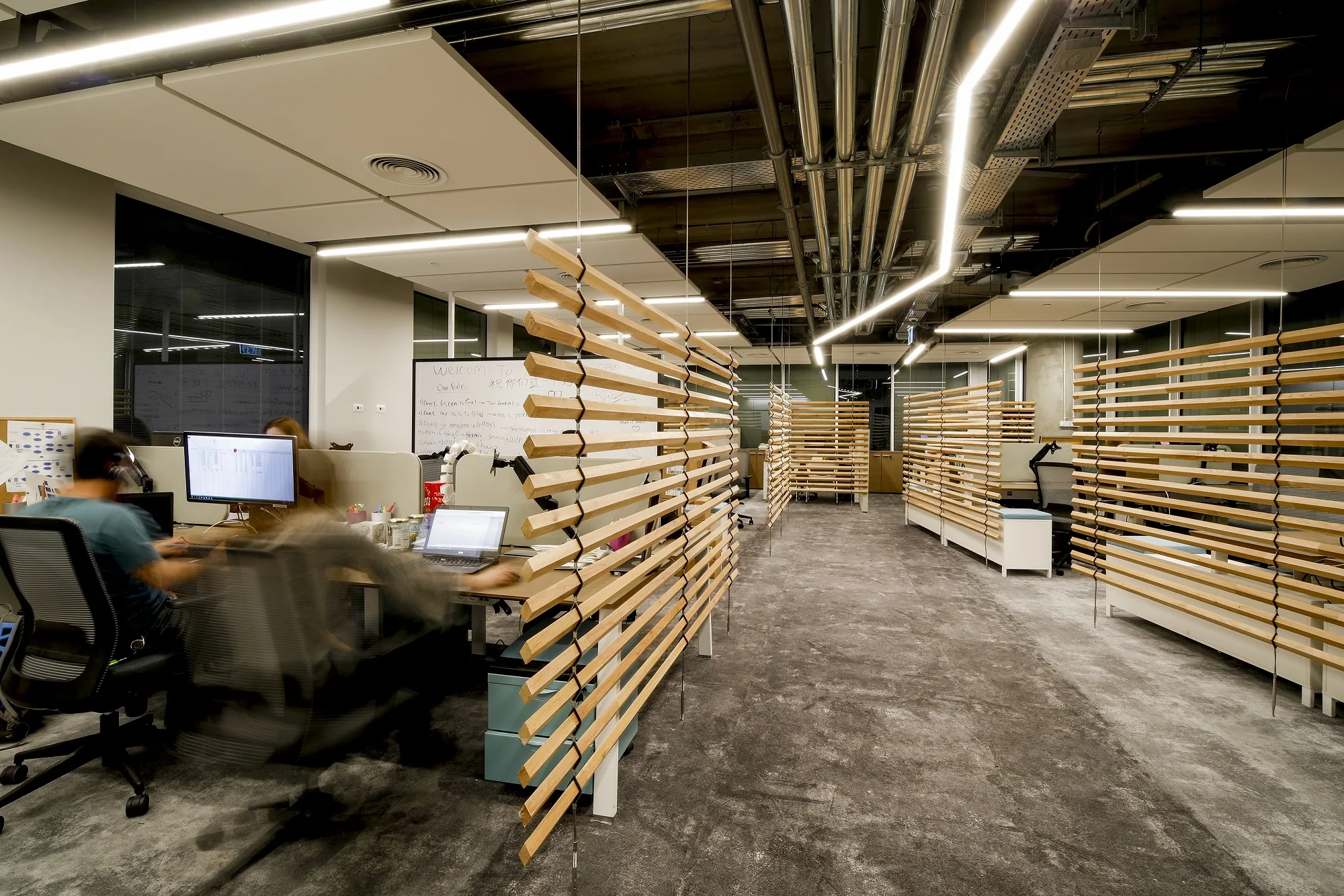 Lighting design for Philip Morris offices