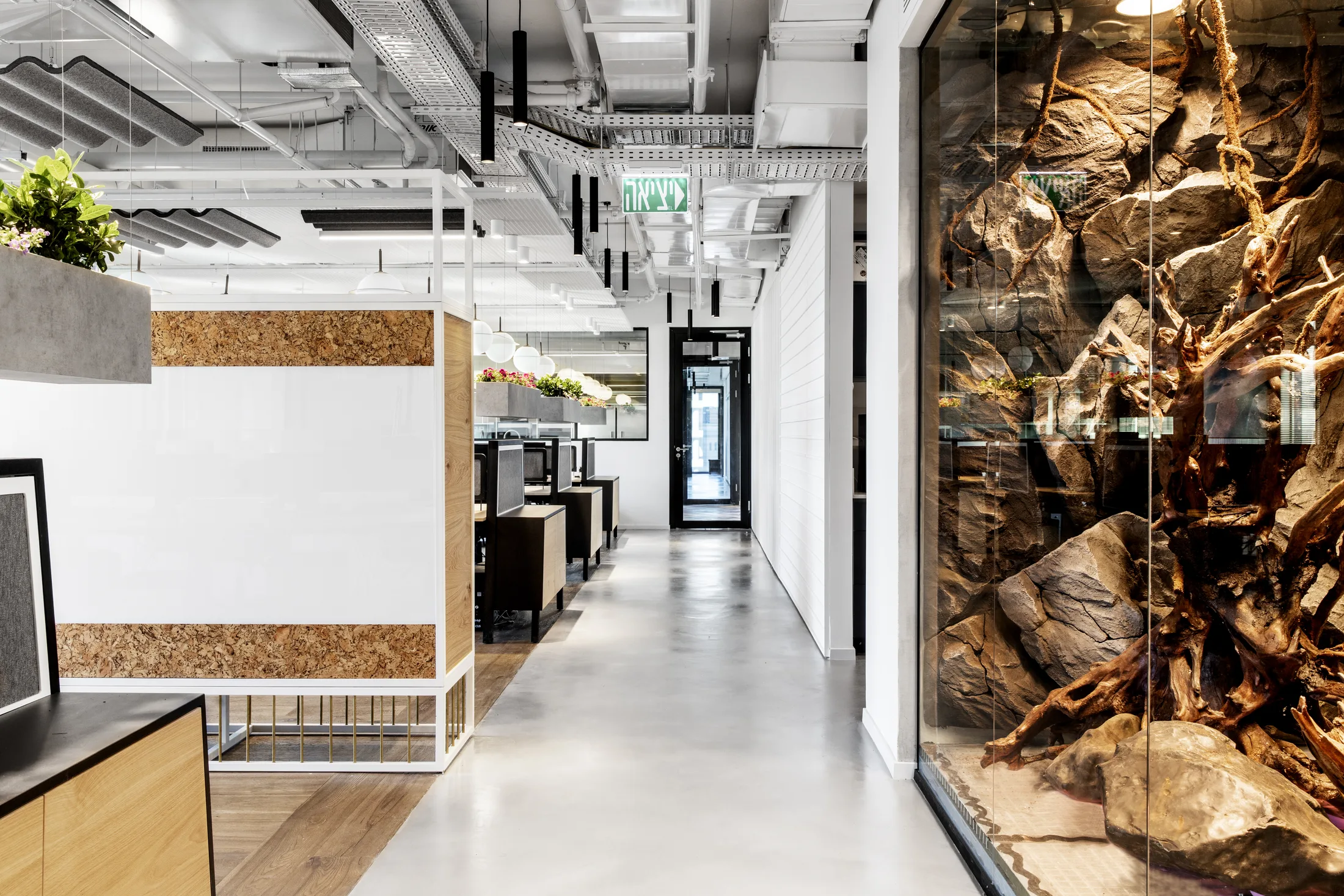 Office corridor