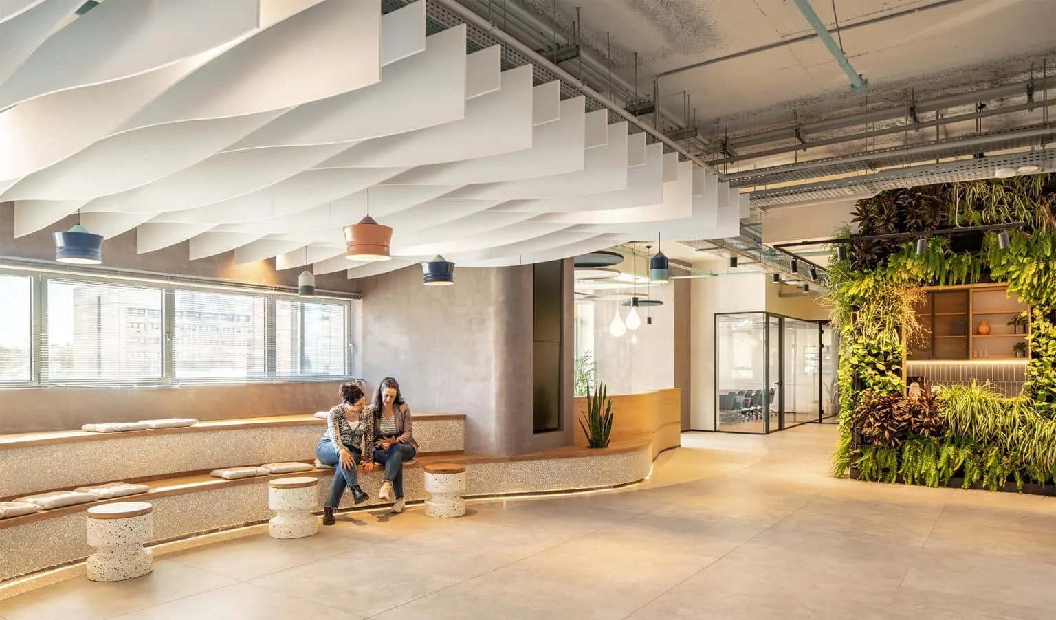 Shared space at Remilk offices