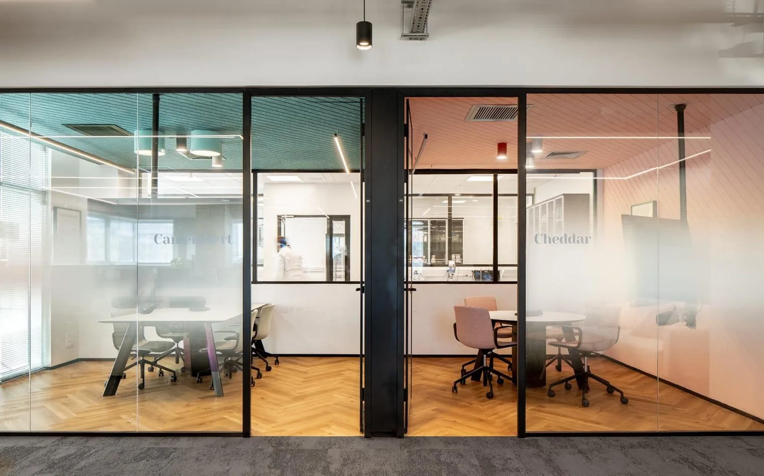 Meeting rooms at Remilk offices