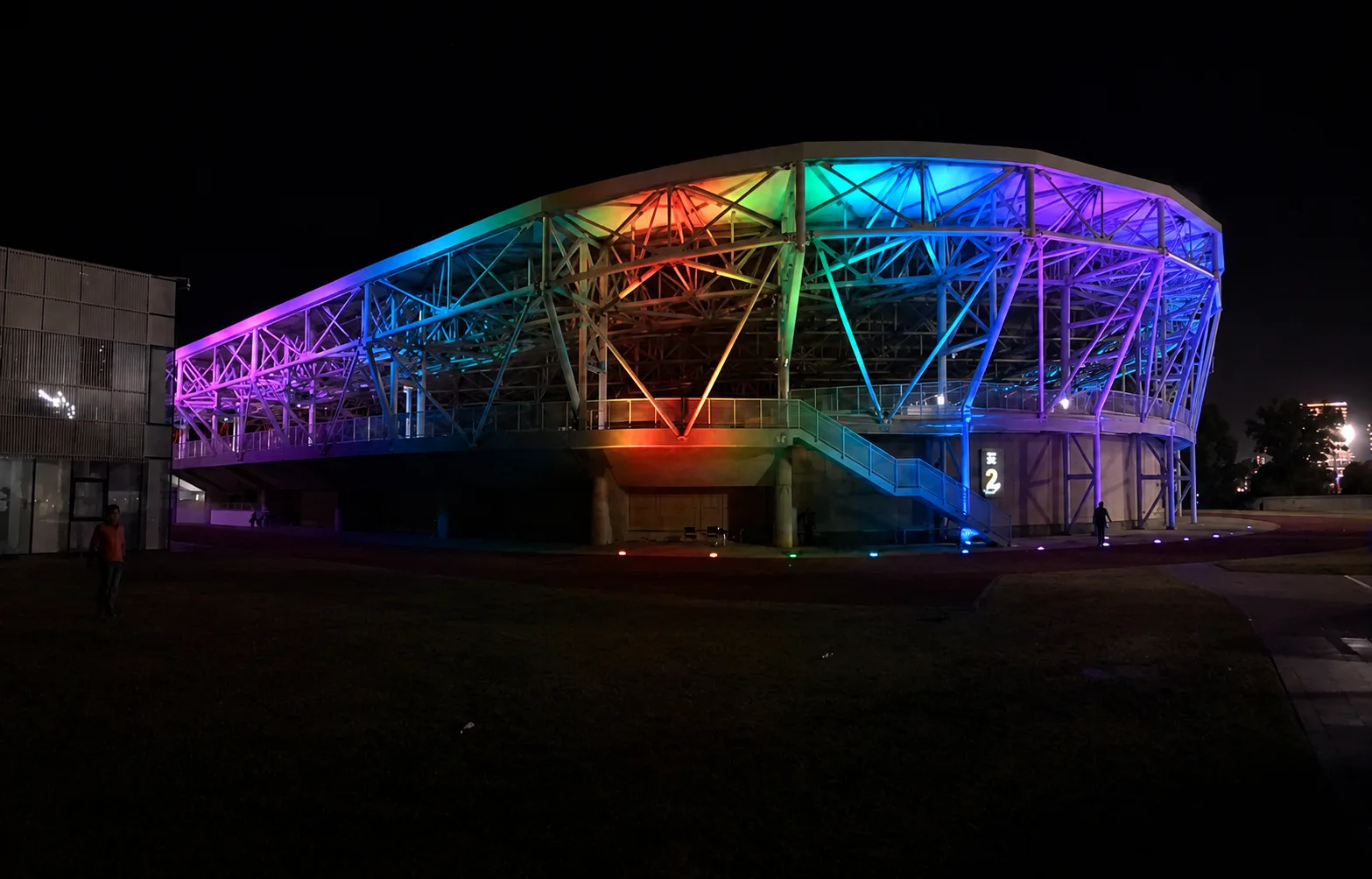 Color lighting for the National Velodrome