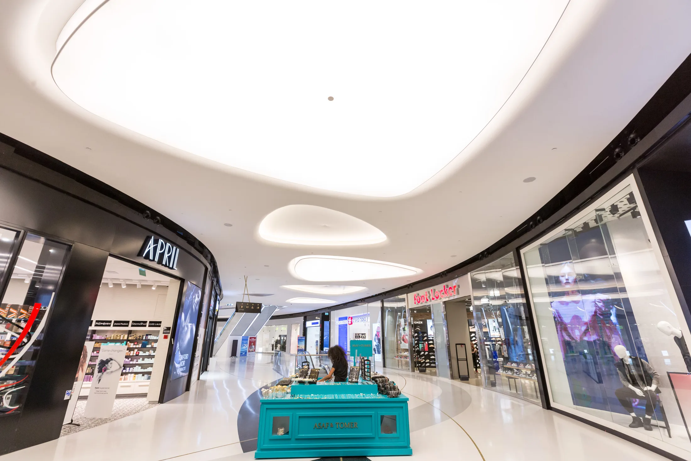 Activity area in the mall