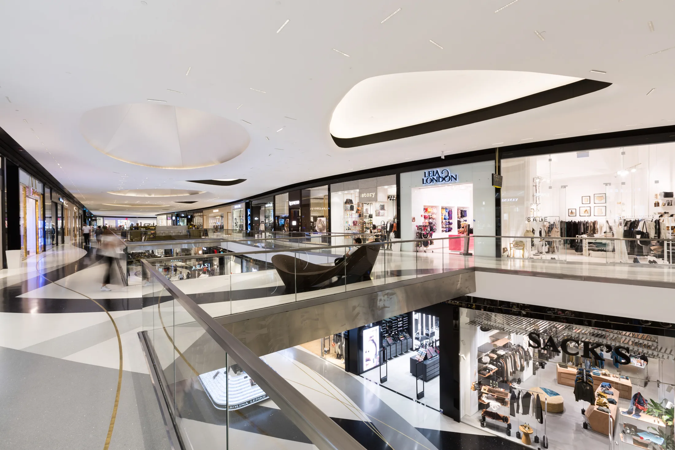 Public circulation in the mall