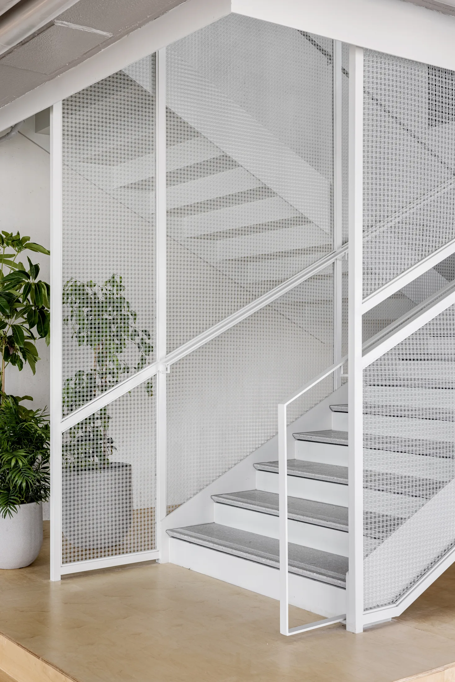 Office interior lighting